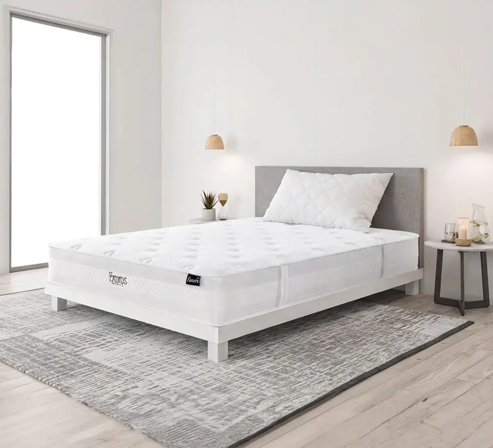 Materasso Venere 120 cm x 190 cm una piazza e mezza, Memory 4,5 cm, 800 molle Circa Nel matrimoniale, 9 zone differenziate