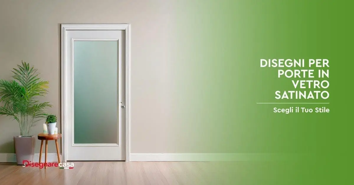 Disegni per porte in vetro satinato