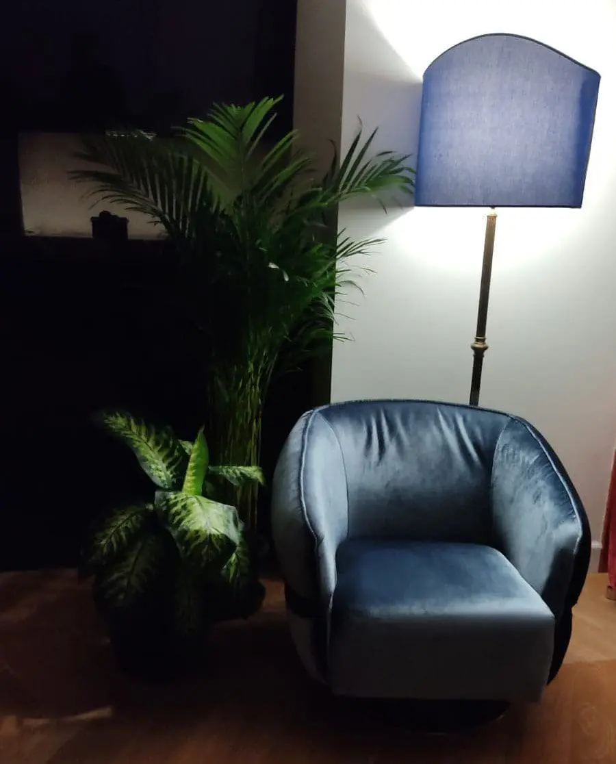 POLTRONA FANNY – VELLUTO GRIGIO