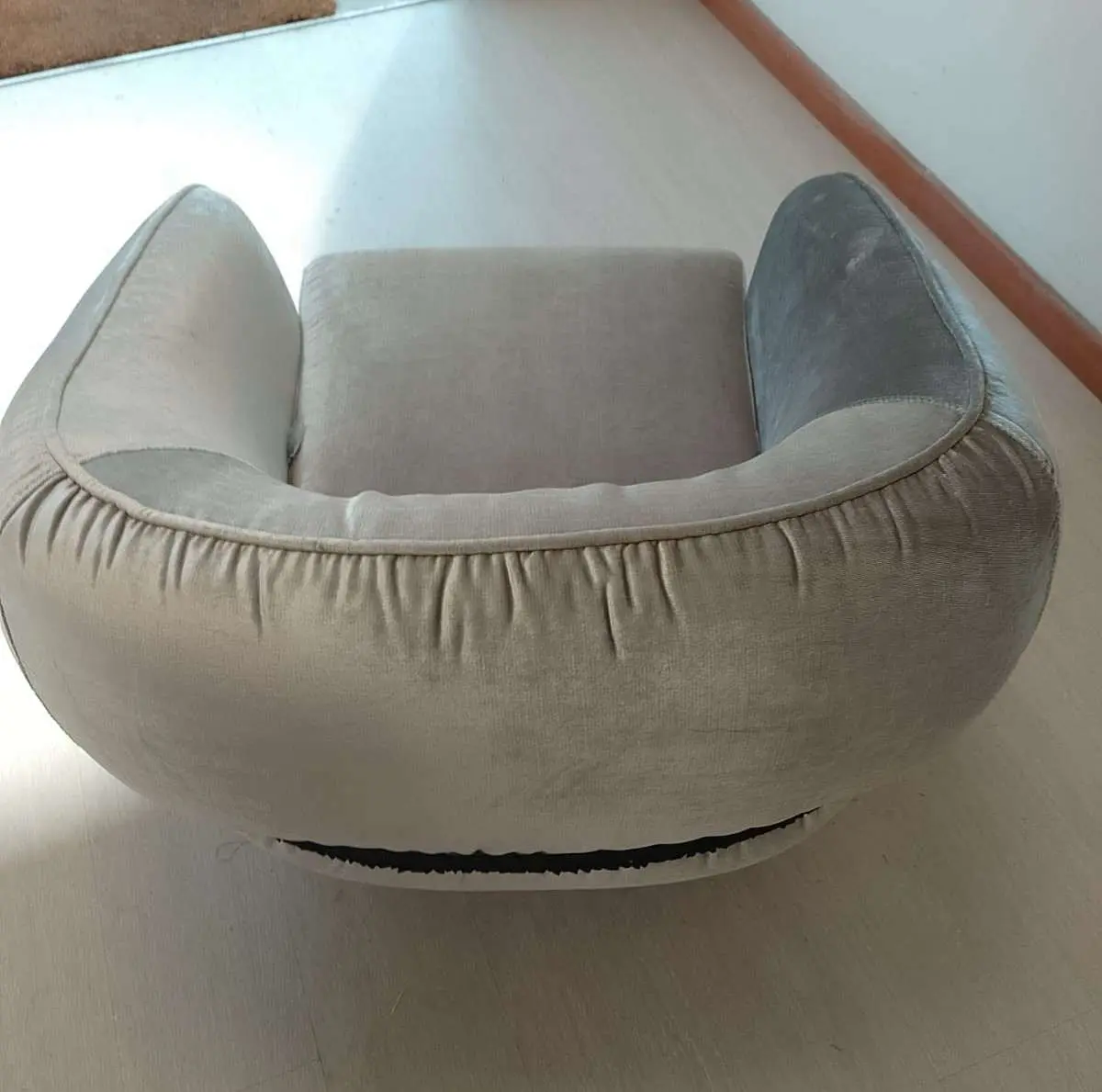 POLTRONA FANNY – VELLUTO GRIGIO