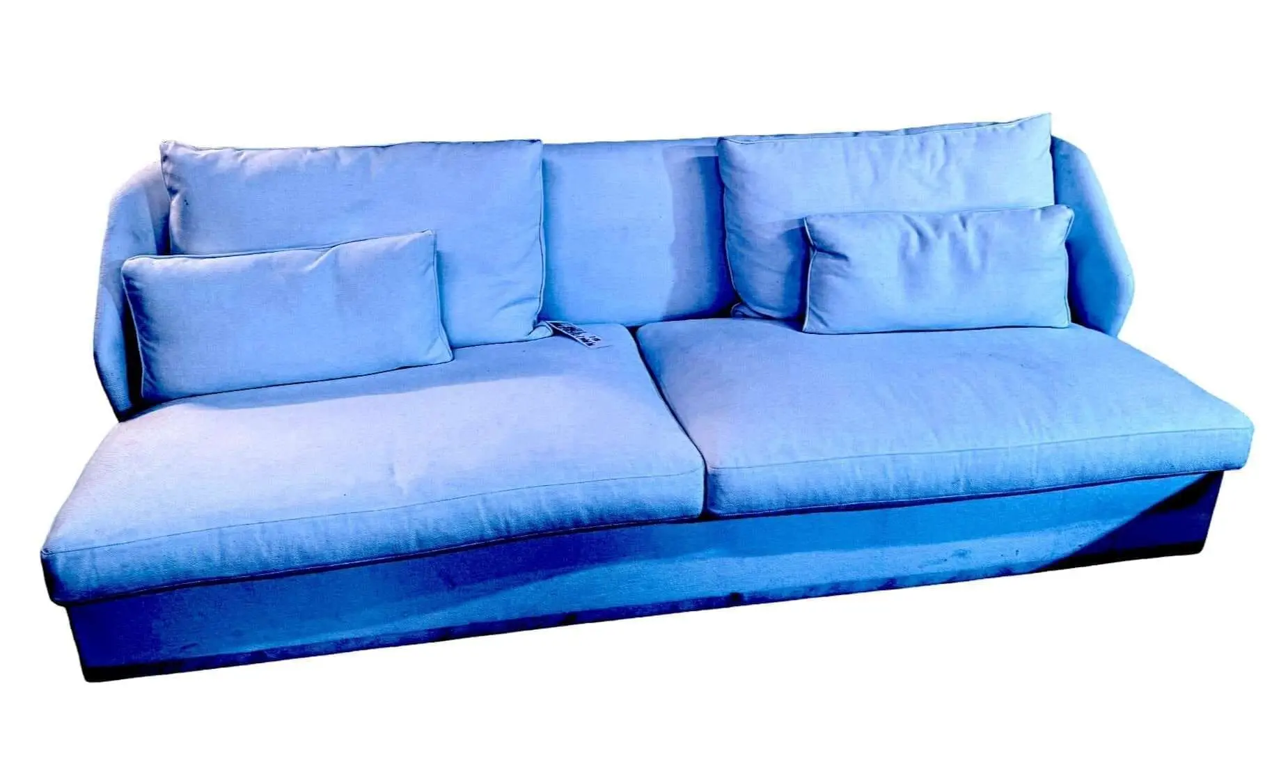 DIVANO VERLAIN 3 POSTI BLUETTE - 225 x 96 x 75 cm