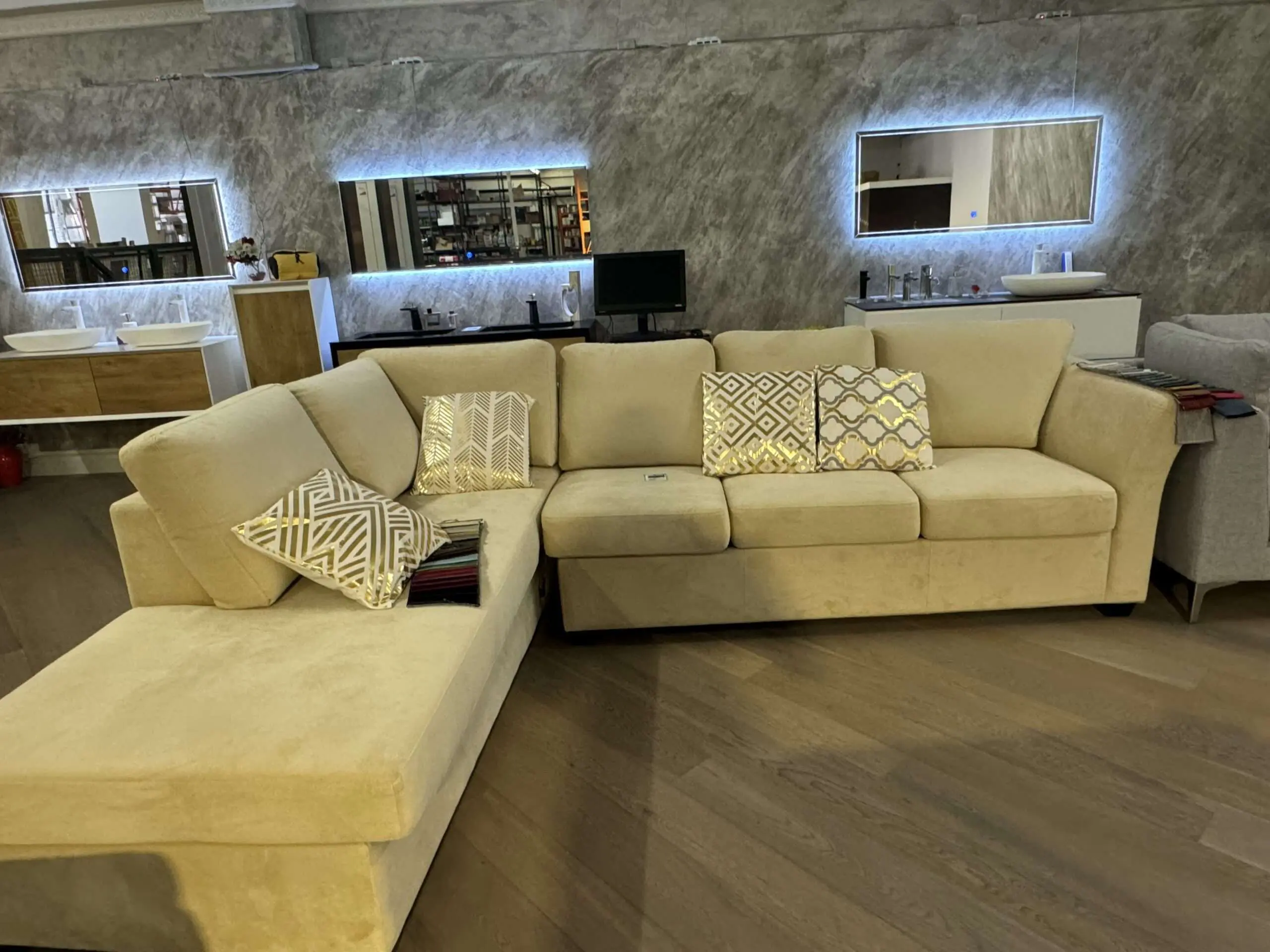 DIVANO-LETTO GALILEO – 297 x 221 x 94 cm destro