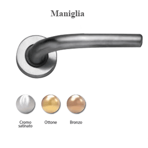 Porta Blindata Classe 3 con Vetro, 90×210 cm