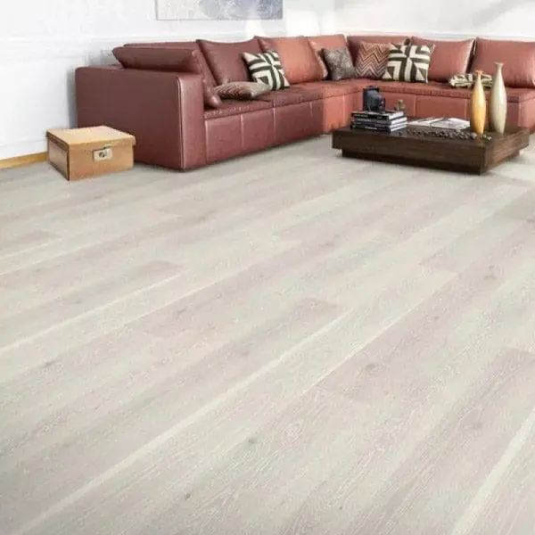 PARQUET PREFINITI – Rovere 1 Strip – Light White – Verniciato Bianco – Spazzolato