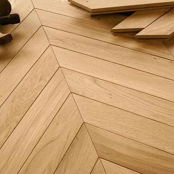 PARQUET SPINA FRANCESE – ROVERE 2 STRATI – TAGLIO 45°