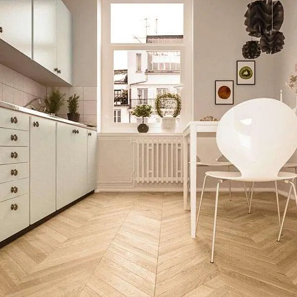 PARQUET SPINA FRANCESE – ROVERE 2 STRATI – TAGLIO 45°