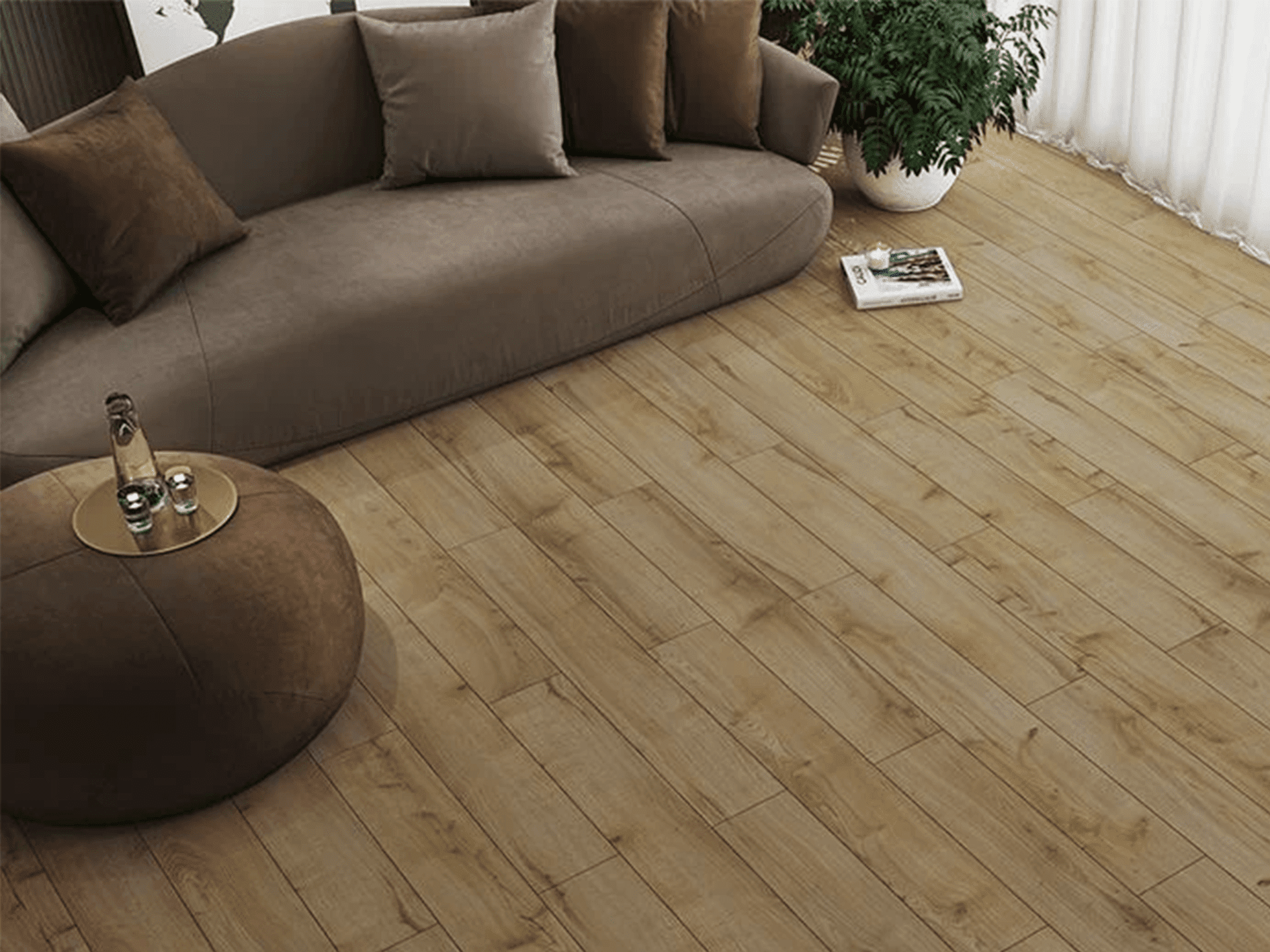 Parquet laminato Plancia Intera AC4 Spessore 8 mm