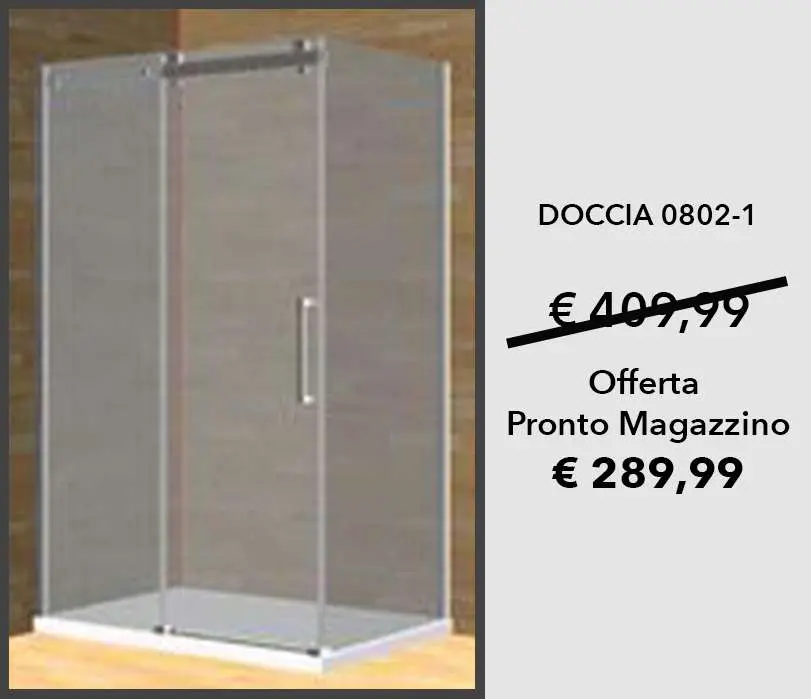 CABINA DOCCIA BEAUTIFUL – 120 x 80 x h 195cm – SX