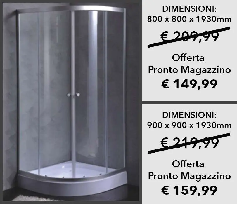 Cabina Doccia Life – 90 x 90 x h 193cm