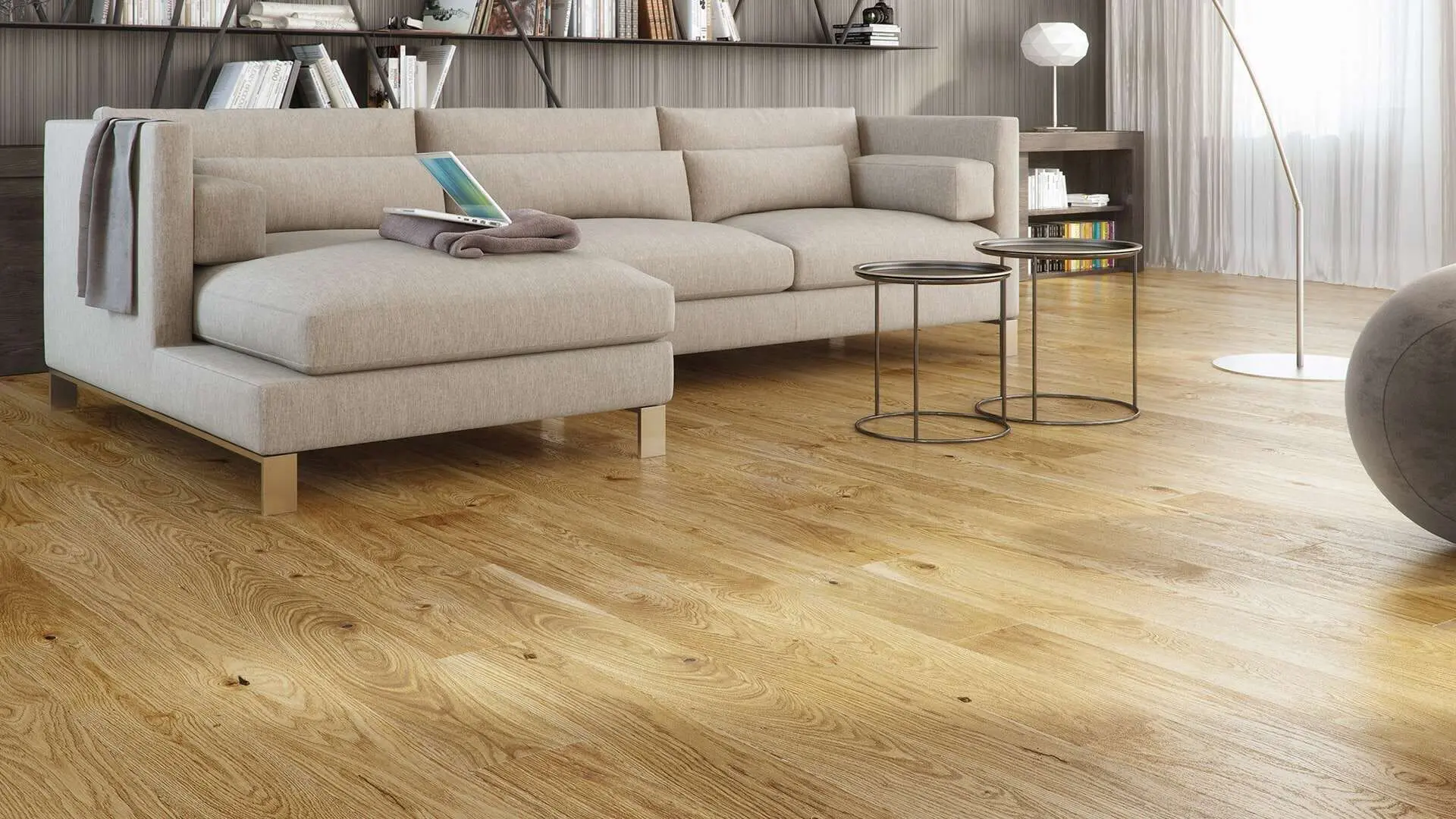 PARQUET PREFINITI – Rovere 1 Strip – Oliato UV – Spazzolato – Effetto grezzo