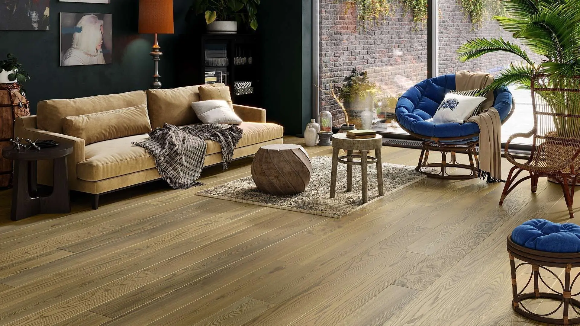 PARQUET PREFINITI – Frassino 1 Strip – Noce Americano