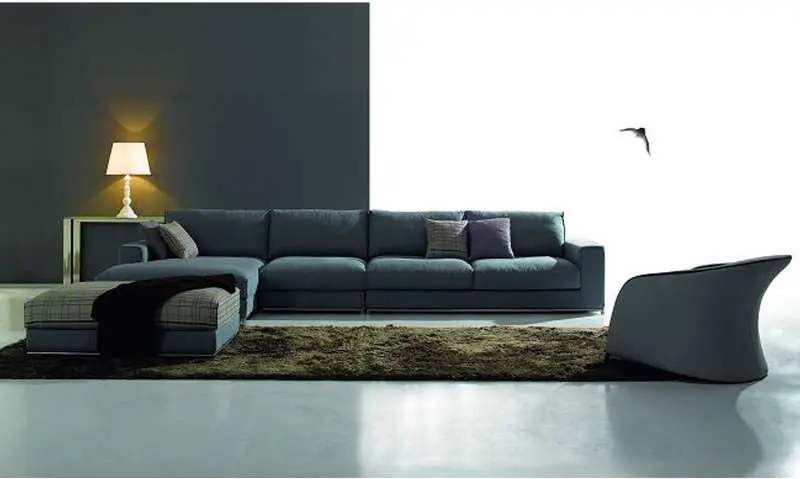 Modern european style contemporary modular fabric sectional sofa