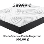 Materasso Hypnos Bio-Cotone, Matrimoniale 160 cm, Memory 5 cm, 9 zone portanza differenziata.