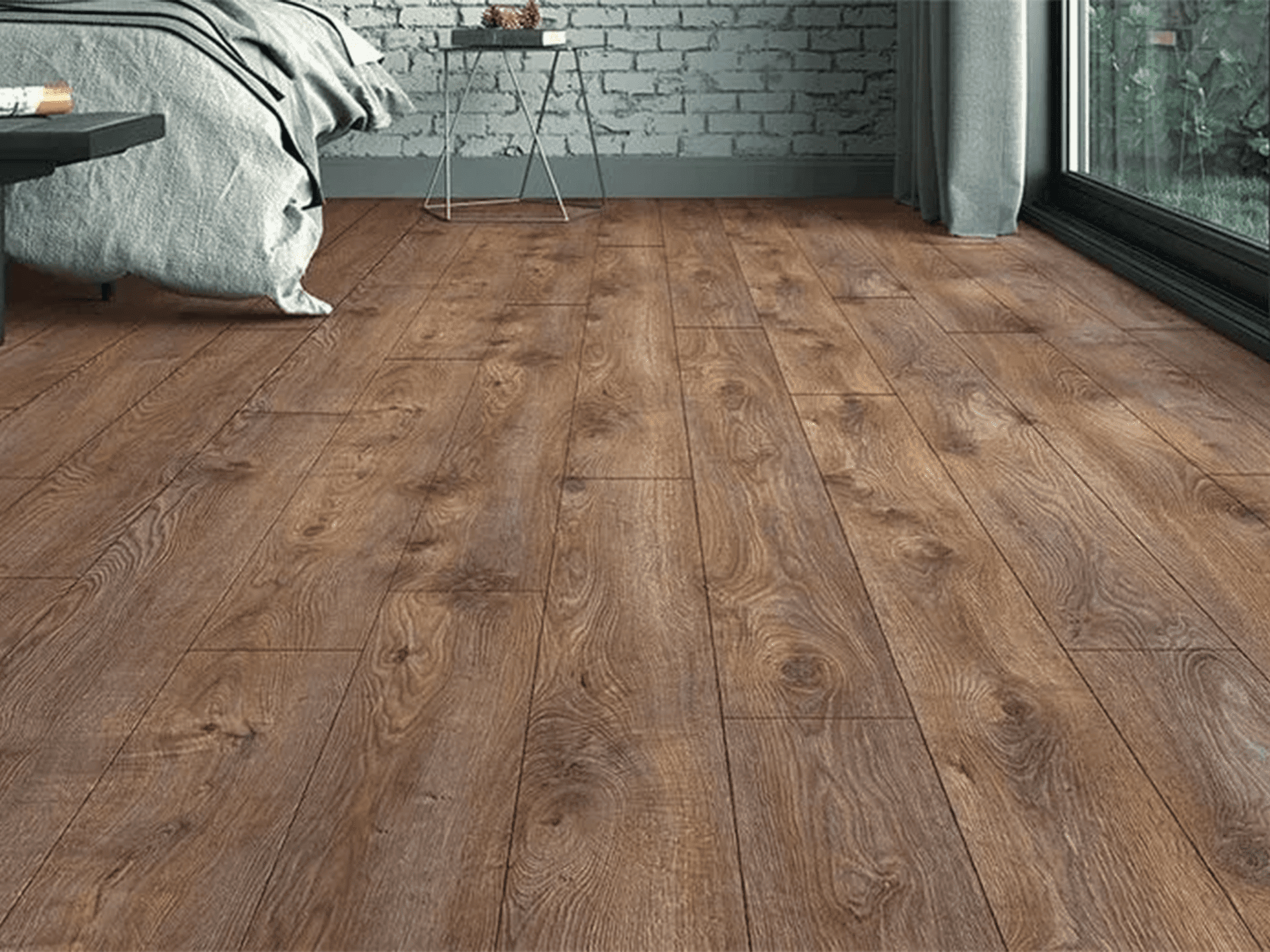 Parquet Laminato American Oak Plancia Intera AC4 Spessore 8 mm