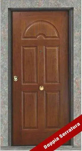 Porta Blindata classe 3, Berlino, Effetto Massello, Doppia Serratura