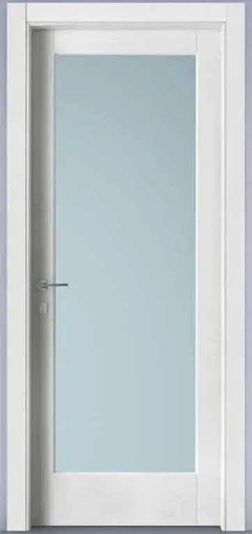 Porta Battente Laminato Ginestra con Vetro