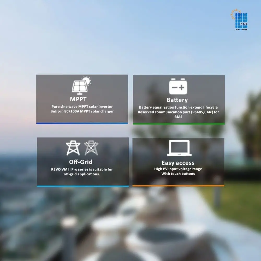 Revo VM II PRO Series Hybrid Energy Storage Inverter 1.5-2.5-3.5-5.5KW