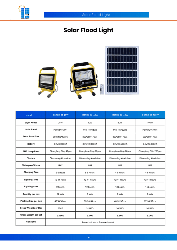 Solar Flood Light 3