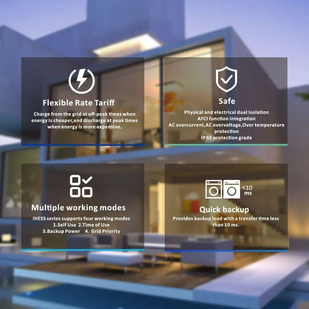 iHESS Series 1P Single Phase Residential Energy Storage Inverter