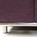 Divano componibile royal in tessuto viola con chaise longue