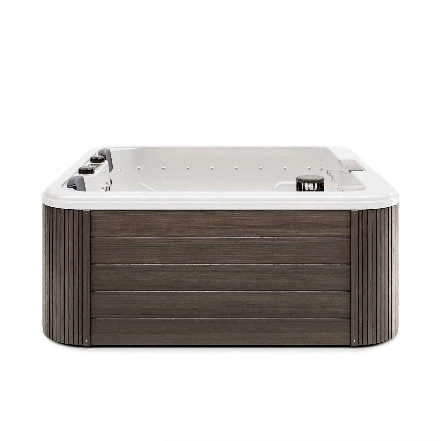 TAORMINA – Minipiscina Idromassaggio per Benessere e Relax – Teak