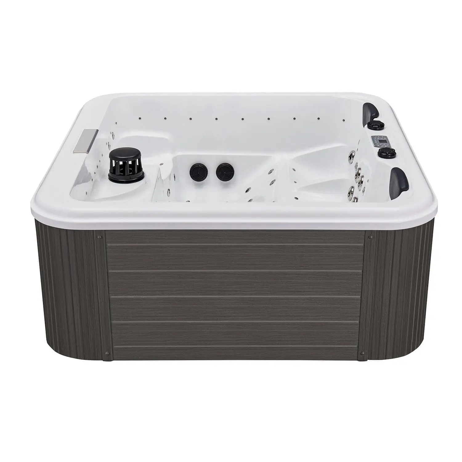 TAORMINA – Minipiscina Idromassaggio per Benessere e Relax – Teak