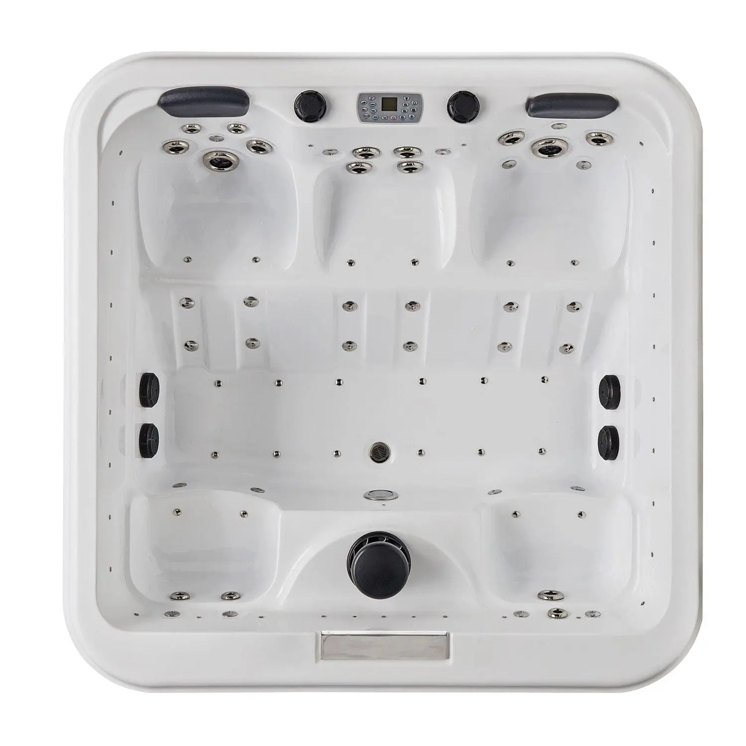 TAORMINA – Minipiscina Idromassaggio per Benessere e Relax – Teak