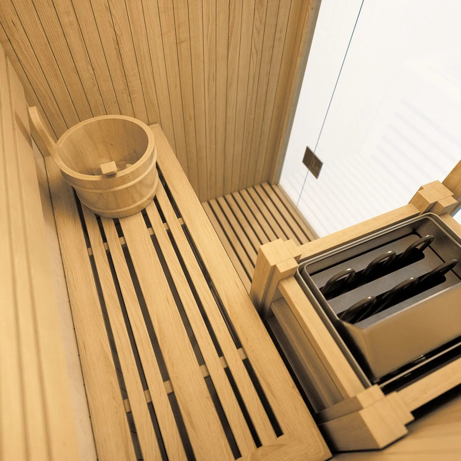 TROPEA Sauna Finlandese – Benessere e Design Elegante – 180×105×190 cm