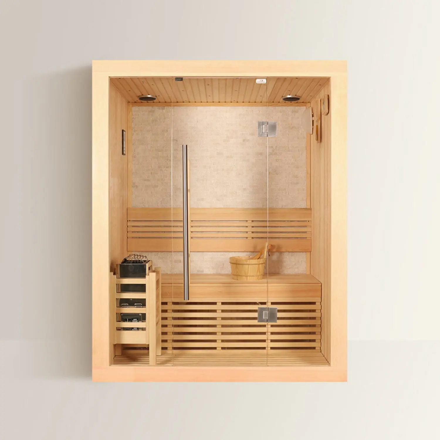 TROPEA Sauna Finlandese – Benessere e Design Elegante – 180×105×190 cm