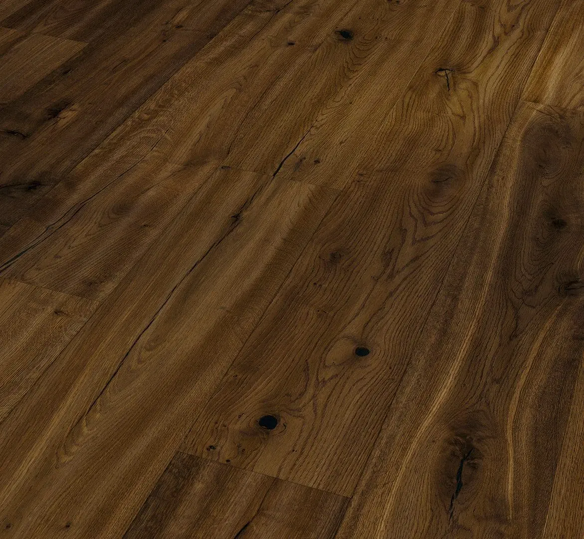 PARQUET PREFINITI - Rovere 1 Strip - Marsala - Smoked - Spazzolato - Verniciato Opaco - Stock residuo: 4 mq