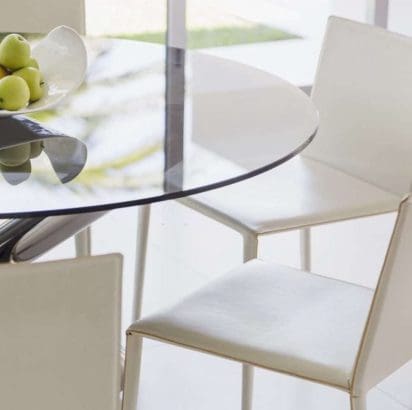 Tavoli Acciaio Vetro Futura