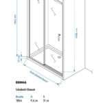 Doccia 0801, 120 x h 190 cm