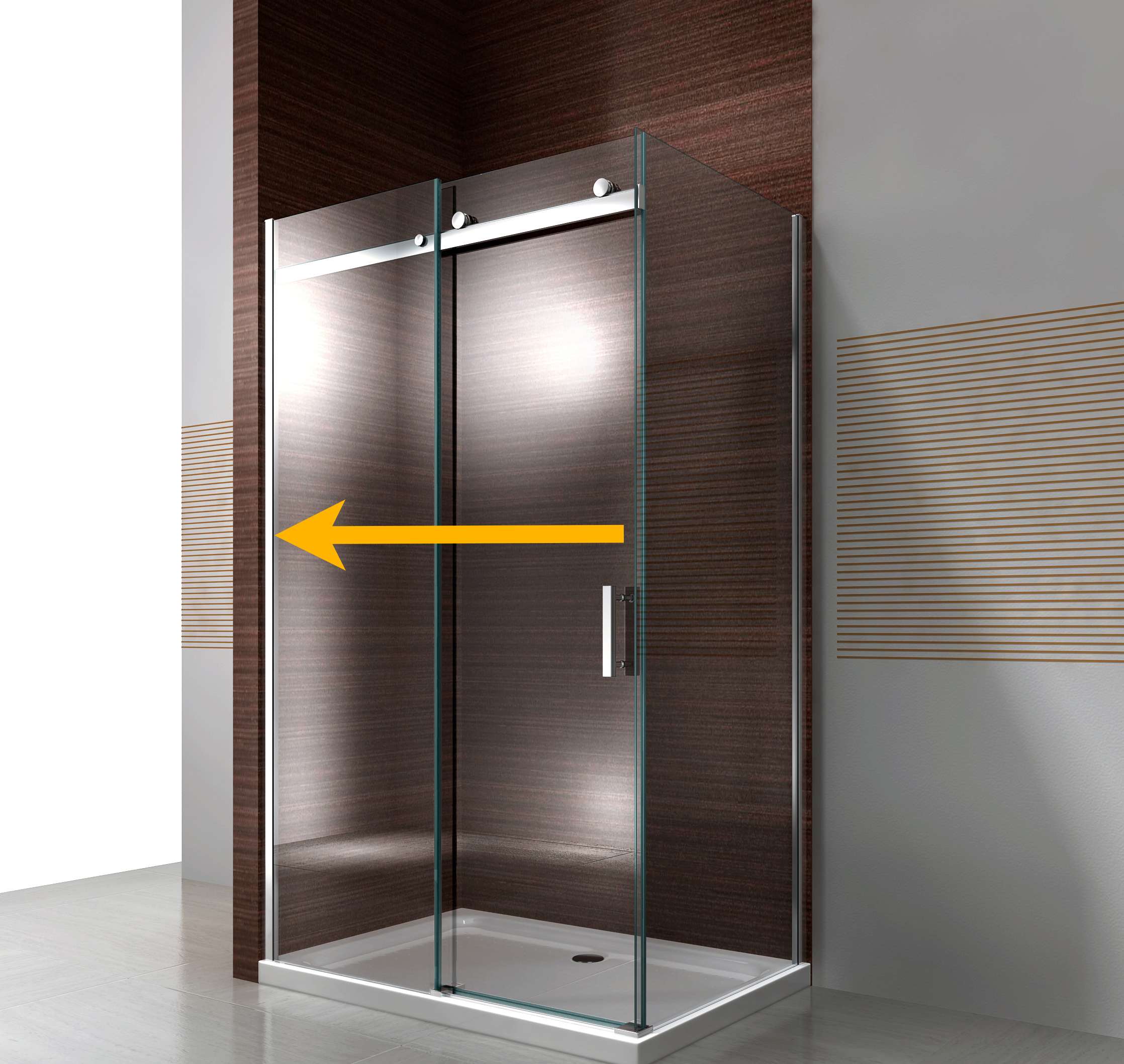 Doccia 0802, 120 x 80 x h 190 cm