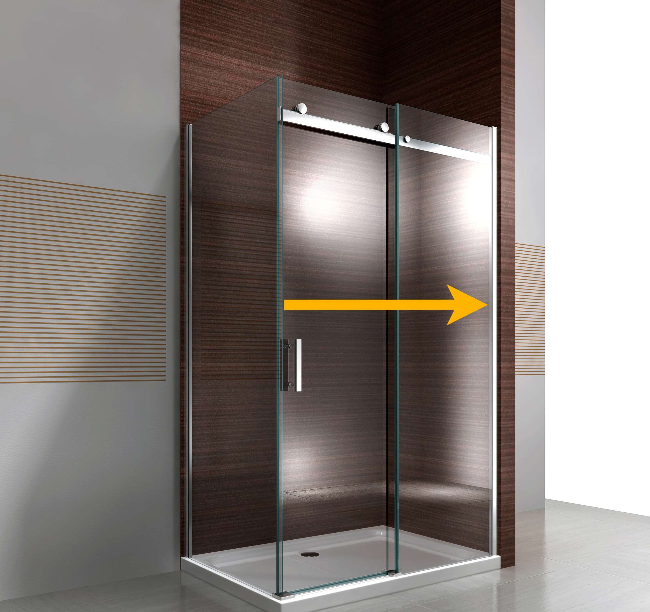 CABINA DOCCIA BEAUTIFUL – 120 x 80 x h 195cm – DX