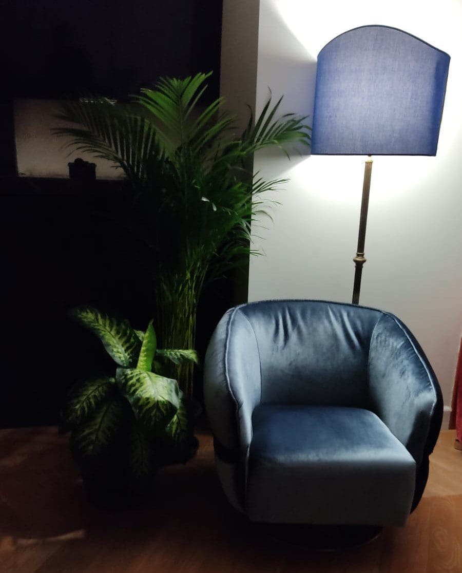 POLTRONA FANNY – VELLUTO BLU