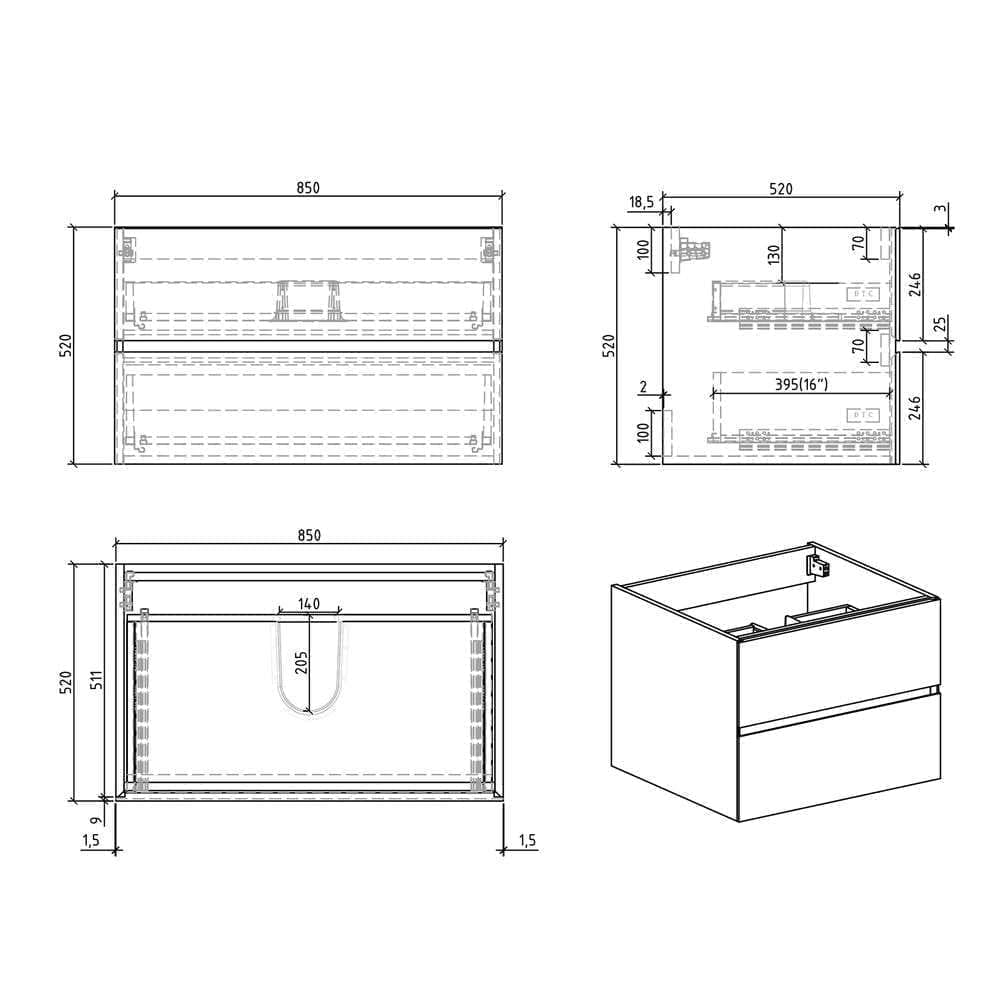 MOBILI DA BAGNO TOSCA