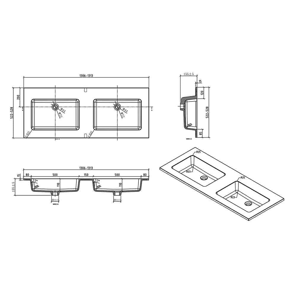 MOBILI DA BAGNO LOIRA 1300