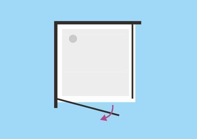 Doccia 601-30, 80 x 80 x h 185 cm