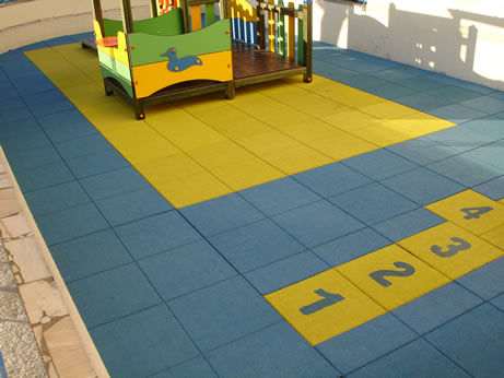 Pavimentazione in Gomma Colorata – Antitrauma