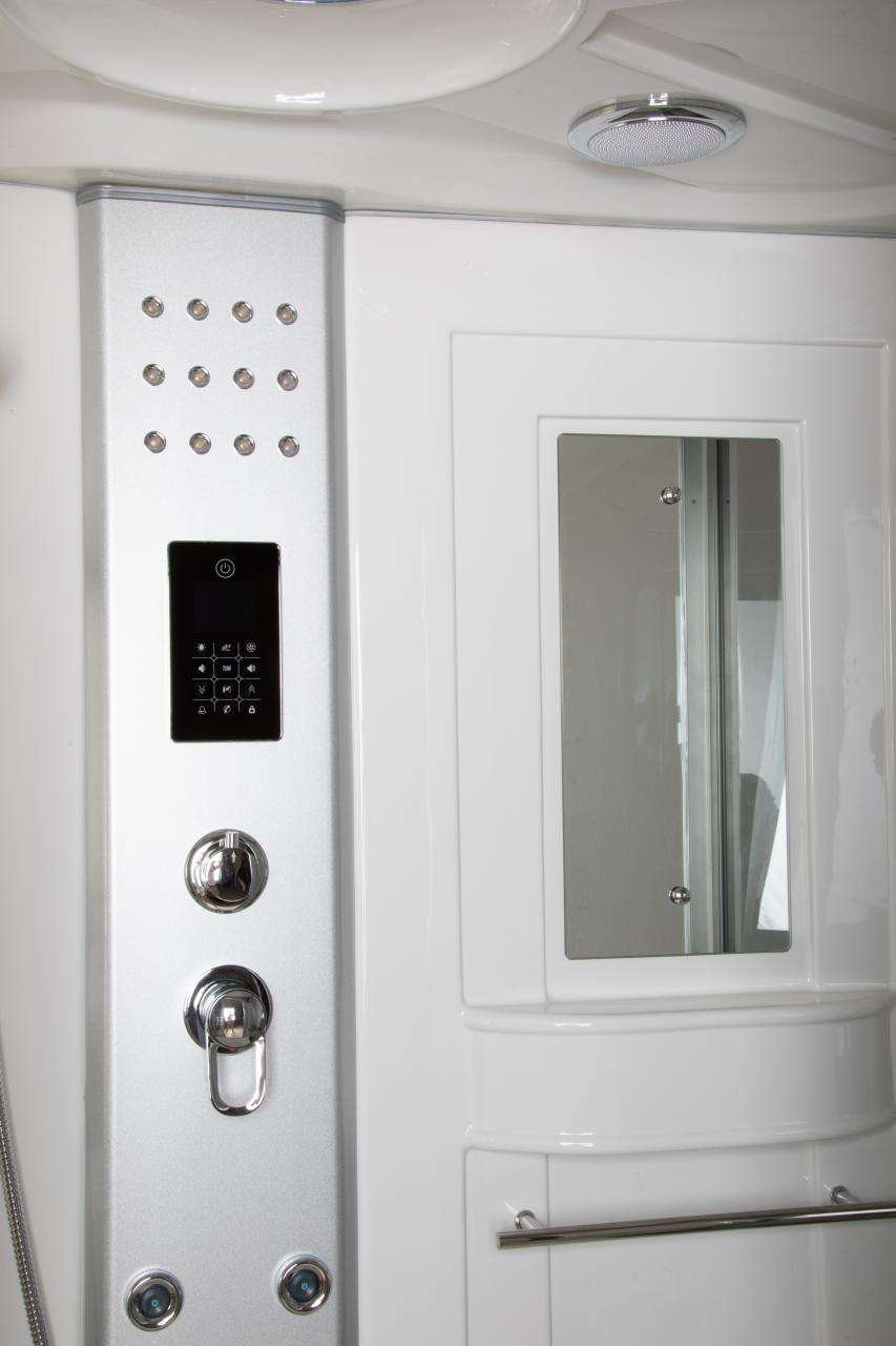 Doccia 8007, 1600 x 850 x h 2150 mm