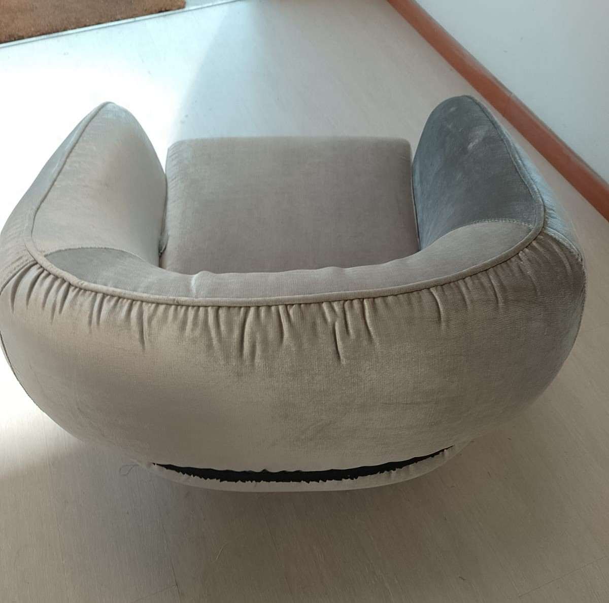 POLTRONA FANNY – VELLUTO GRIGIO