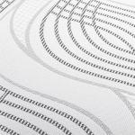 Materasso Tempo Cotone singolo 80 cm, Memory 4,5 cm, 700 molle, 9 zone differenziate.