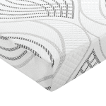 Materasso Tempo Cotone singolo 80 cm, Memory 4,5 cm, 700 molle, 9 zone differenziate.