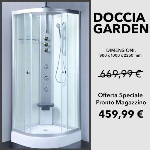 DOCCIA GARDEN – 100 x 100 x h 225cm