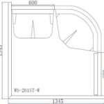 BAGNO TURCO 201ST-W: 1345 x 1345 x 2145 mm