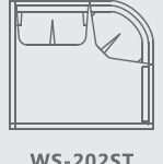 BAGNO TURCO 202ST: 1456 x 1306 x 2100 mm