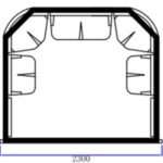 BAGNO TURCO 206ST(P5)-W: 2300 x 1295 x 2145 mm