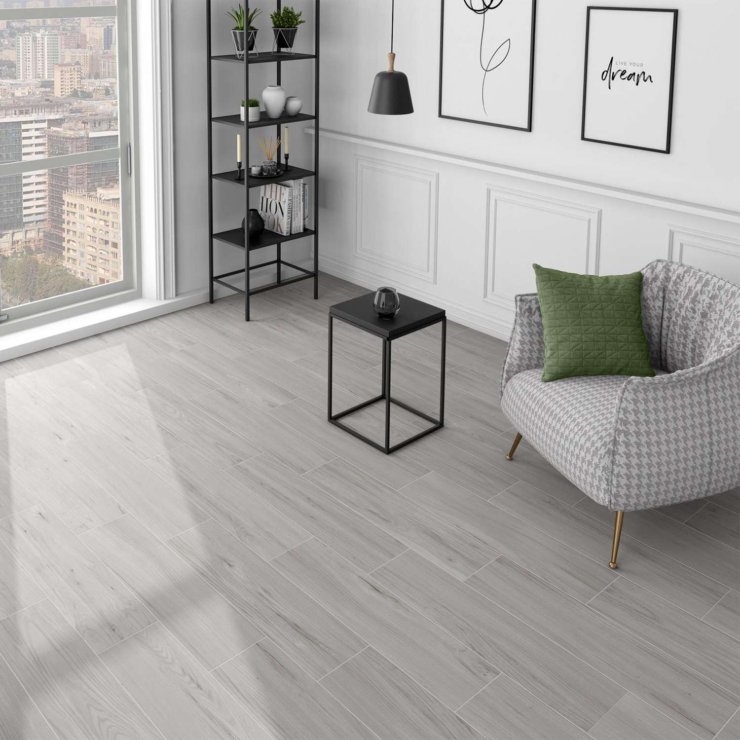 Gress Porcellanato Rovere Bianco capri