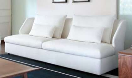 DIVANO VERLAIN 3 POSTI BIANCO - 225 x 96 x 75 cm