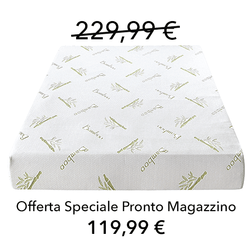 Materasso Hypnos Bamboo ,Singolo 80 cm, Memory 5 cm, 15 Cm Foam 9 zone differenziate.